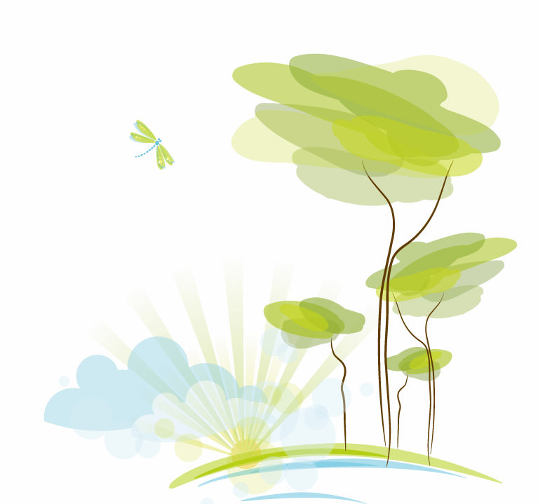 free vector Abstract Nature Background Vector Illustration